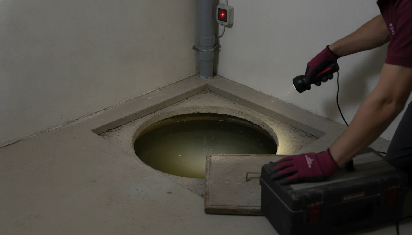 Dépannage pompe de relevage La Chapelle-Heulin – problème / diagnostic